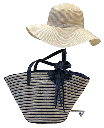 夏の小道具　～帽子、かごバッグ～